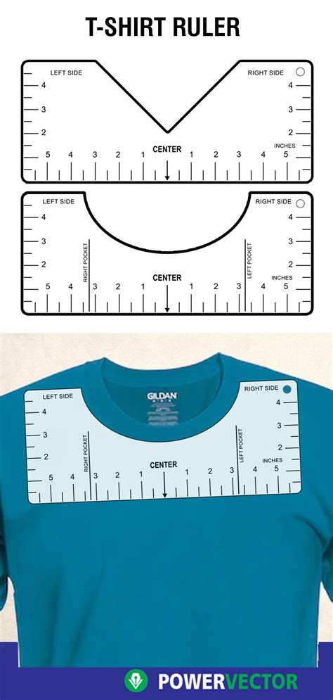 T Shirt Alignment Ruler Printable